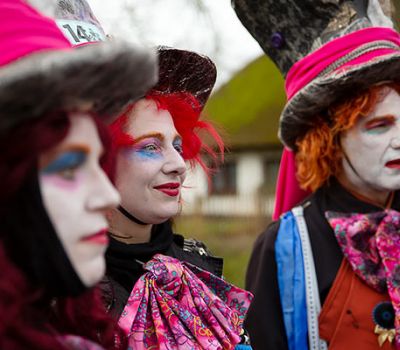 Tonnenabschlagen zur Fastnacht